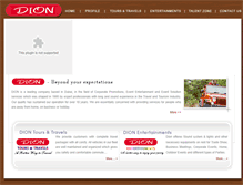 Tablet Screenshot of dion.co.in